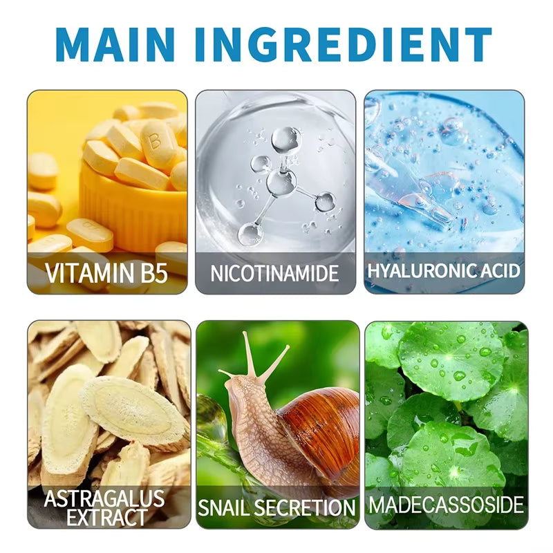 B5 Hyaluronic Acid Serum Facial anti A-Ging W-Rinkle Lift Firming Fine Lines Lightening Dark Circle Skin Brightening Hyalu Serum